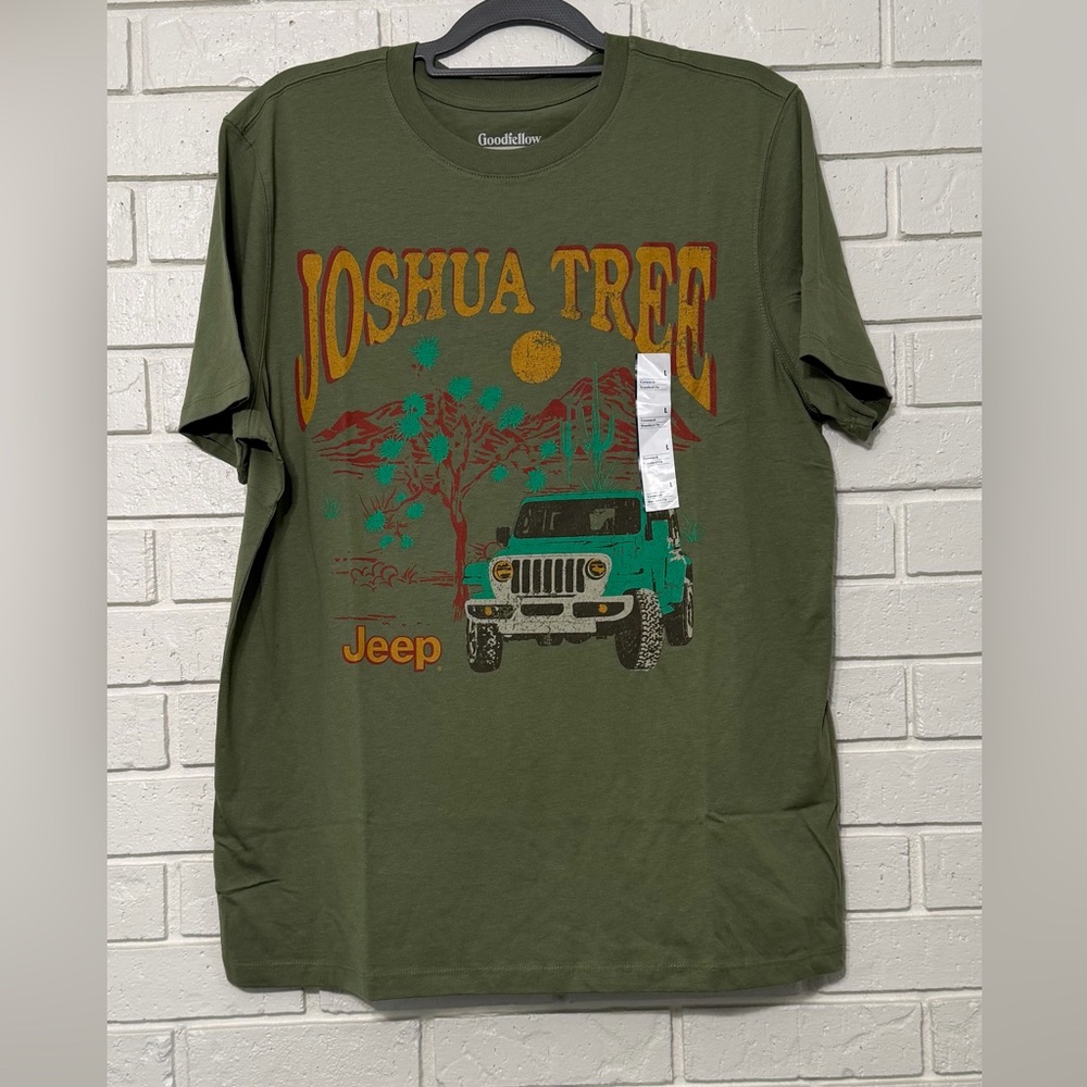 Men’s Goodfellow X Jeep Joshua Tree tee. Size L. NWT